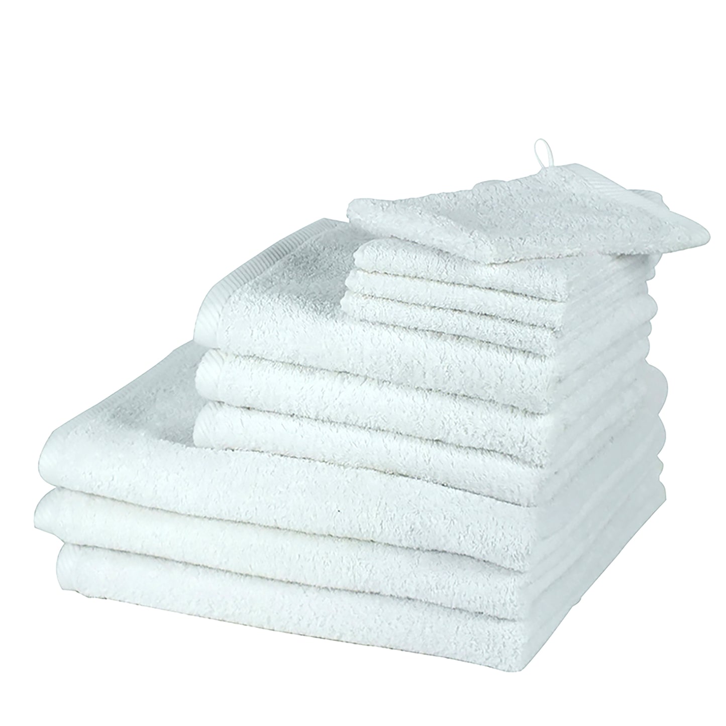 Set van 2 Handdoeken (50x100 cm) - Snow White - "Ladessa" range