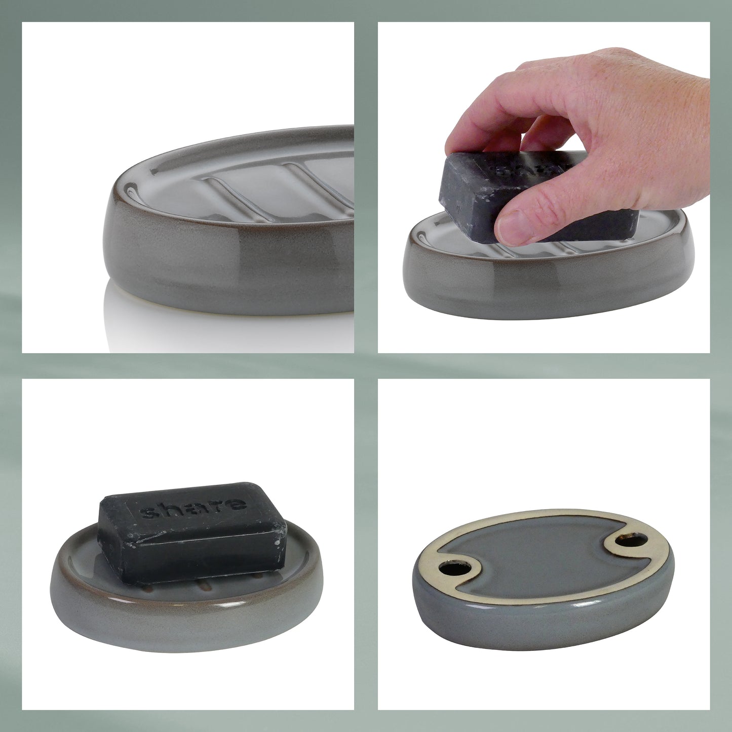 Zeepbakje - Fog Blue - "Liana" range