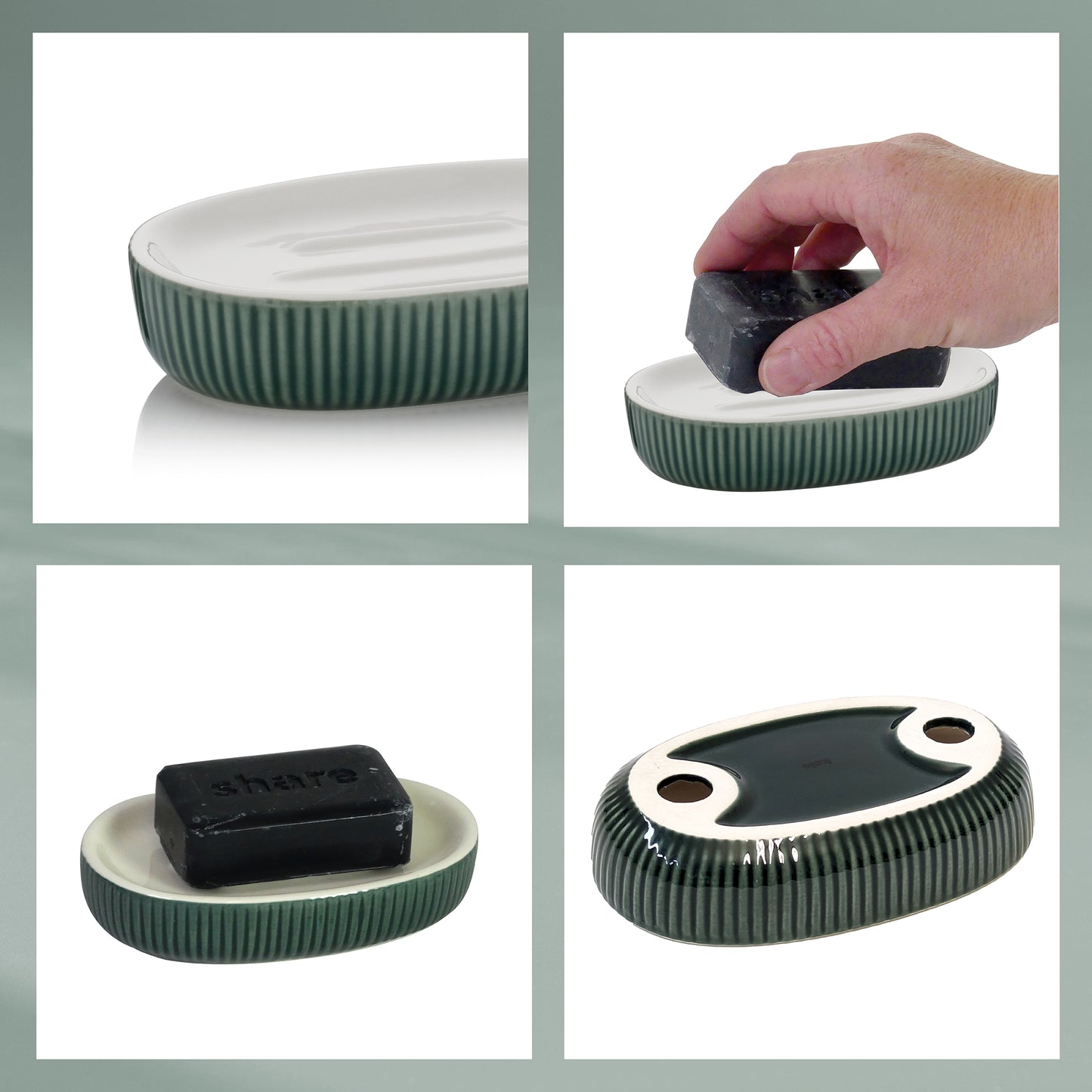 Zeepbakje - Alps Green - "Ava" range