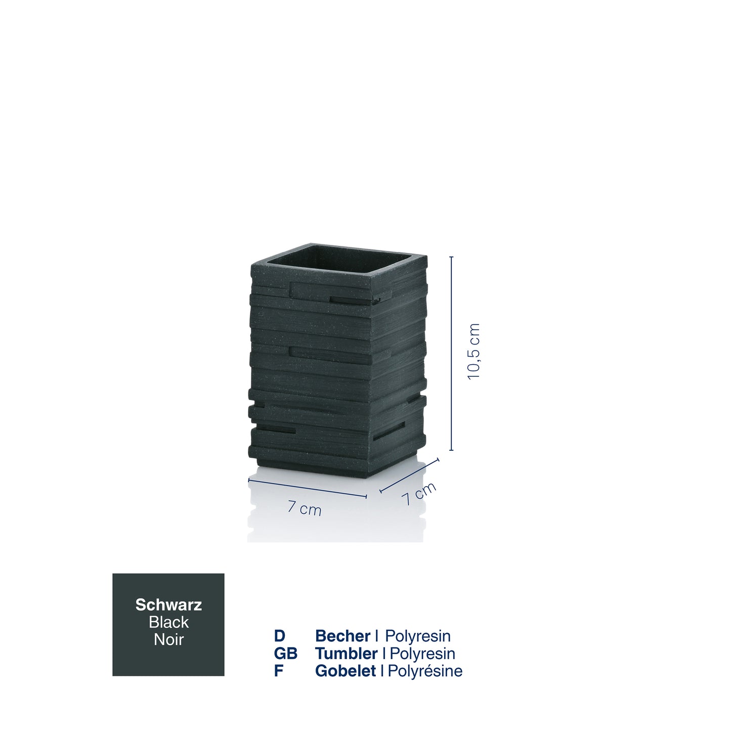 Beker - Black - "Posidon" range