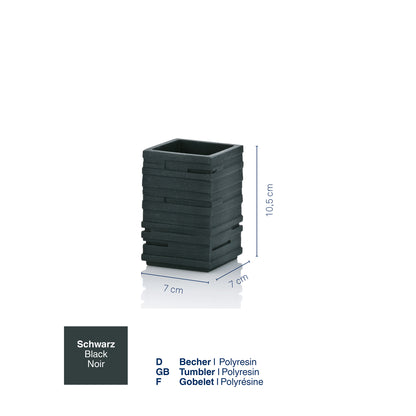 Beker - Black - "Posidon" range