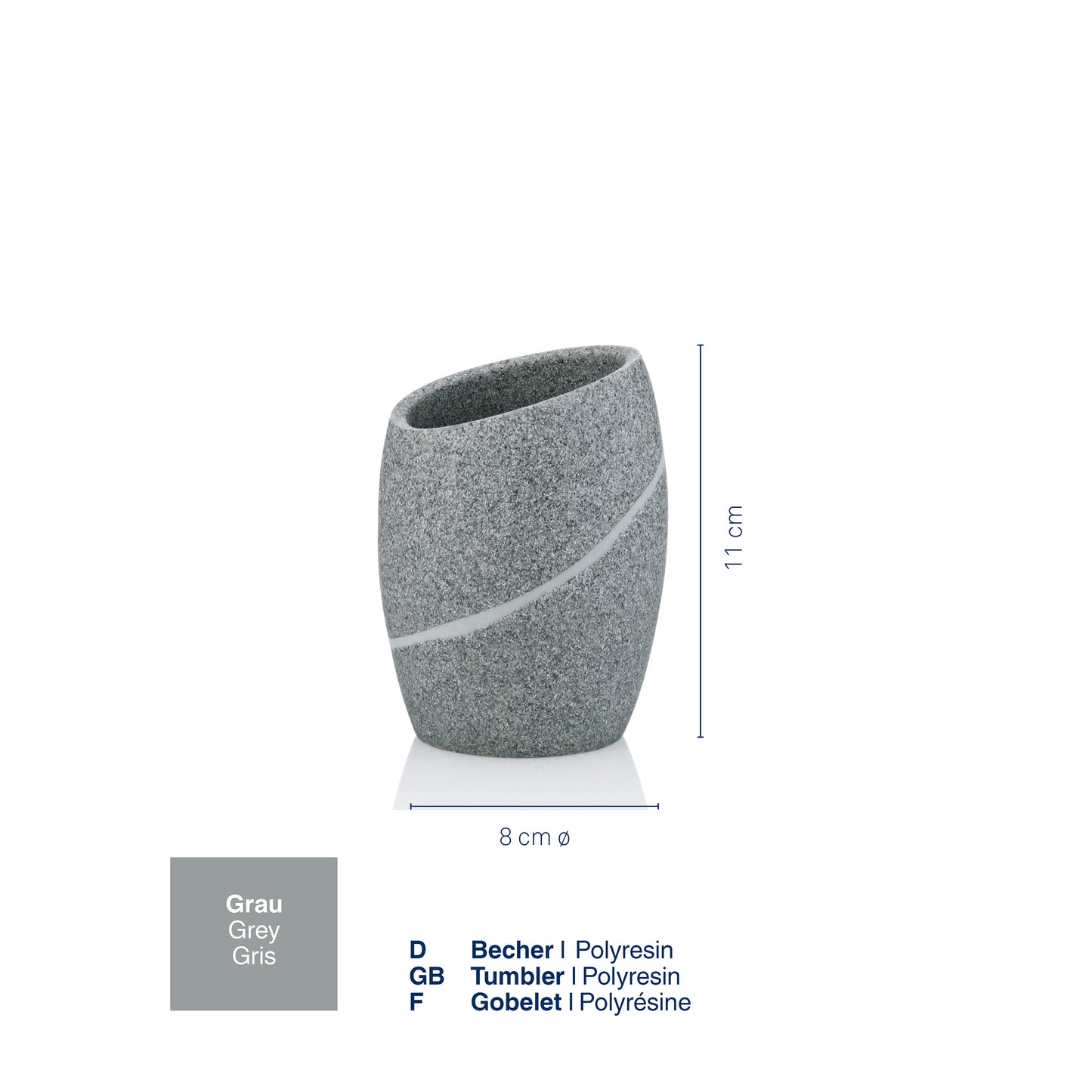 Beker - Grey - "Talus" range