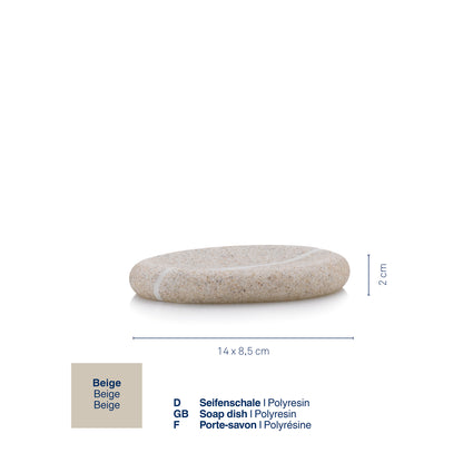 Zeepbakje - Beige - "Talus" range