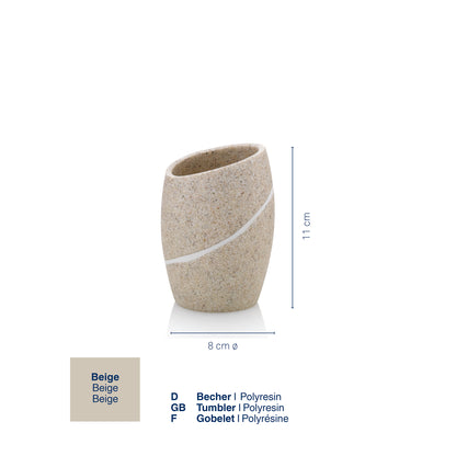 Beker - Beige - "Talus" range