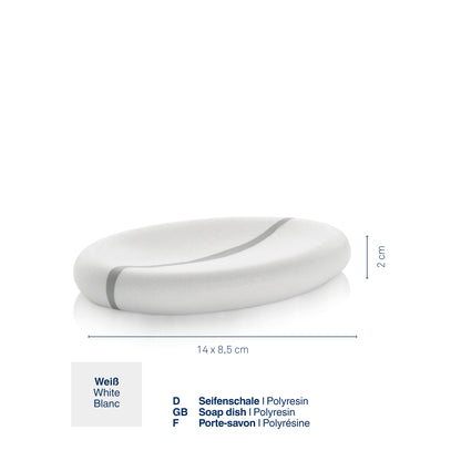 Zeepbakje - White - "Talus" range