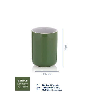 Beker - Leaf Green - "Isabella" range