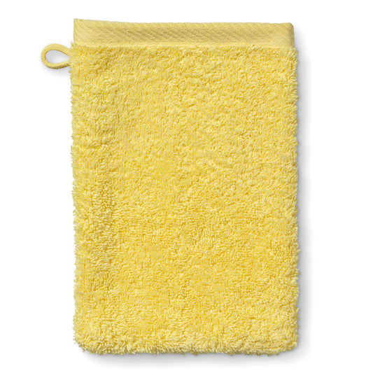 Set van 2 Washandjes (15x21 cm) - Sunny Yellow - "Ladessa" range