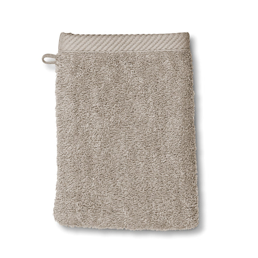 Set van 2 Washandjes (15x21 cm) - Silver Grey -  "Ladessa" range
