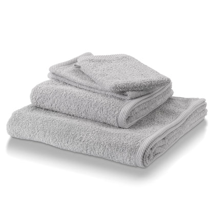 Set van 2 Washandjes (15x21 cm) - Rock Grey - "Ladessa" range