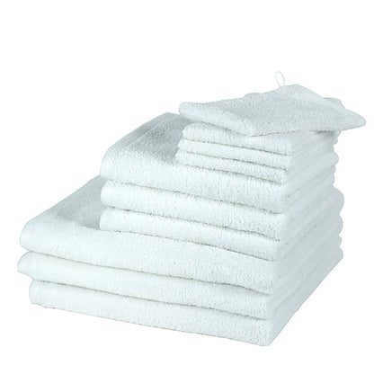 Set van 2 Washandjes (15x21 cm) - Snow White - "Ladessa" range