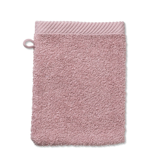 Set van 2 Washandjes (15x21 cm) - Old Rose - "Ladessa" range