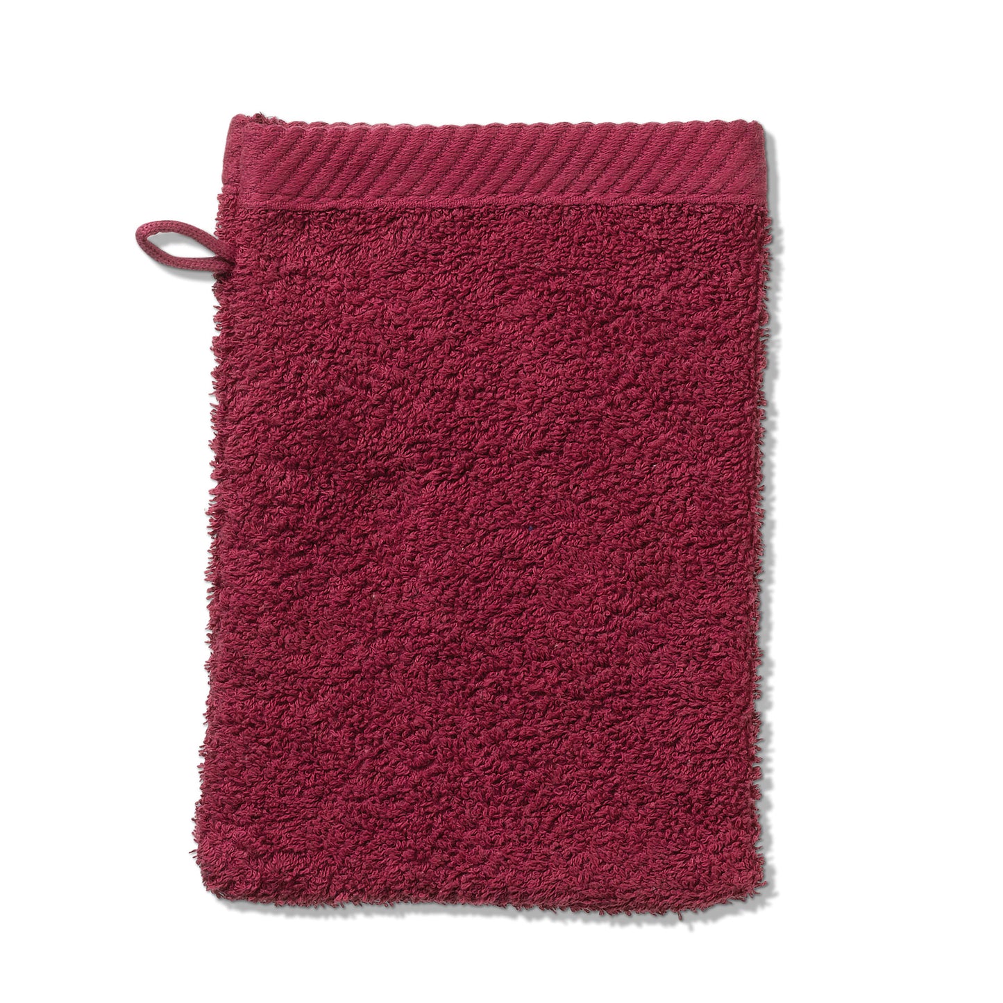 Set van 2 Washandjes (15x21 cm) - Raspberry Red - "Ladessa" range