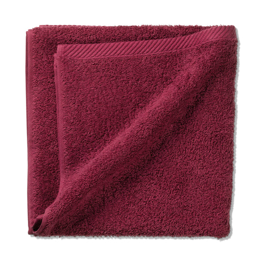 Set van 2 Handdoeken (50x100 cm) - Raspberry Red - "Ladessa" range