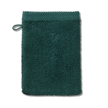 Set van 2 Washandjes (15x21 cm) - Alps Green - "Ladessa" range