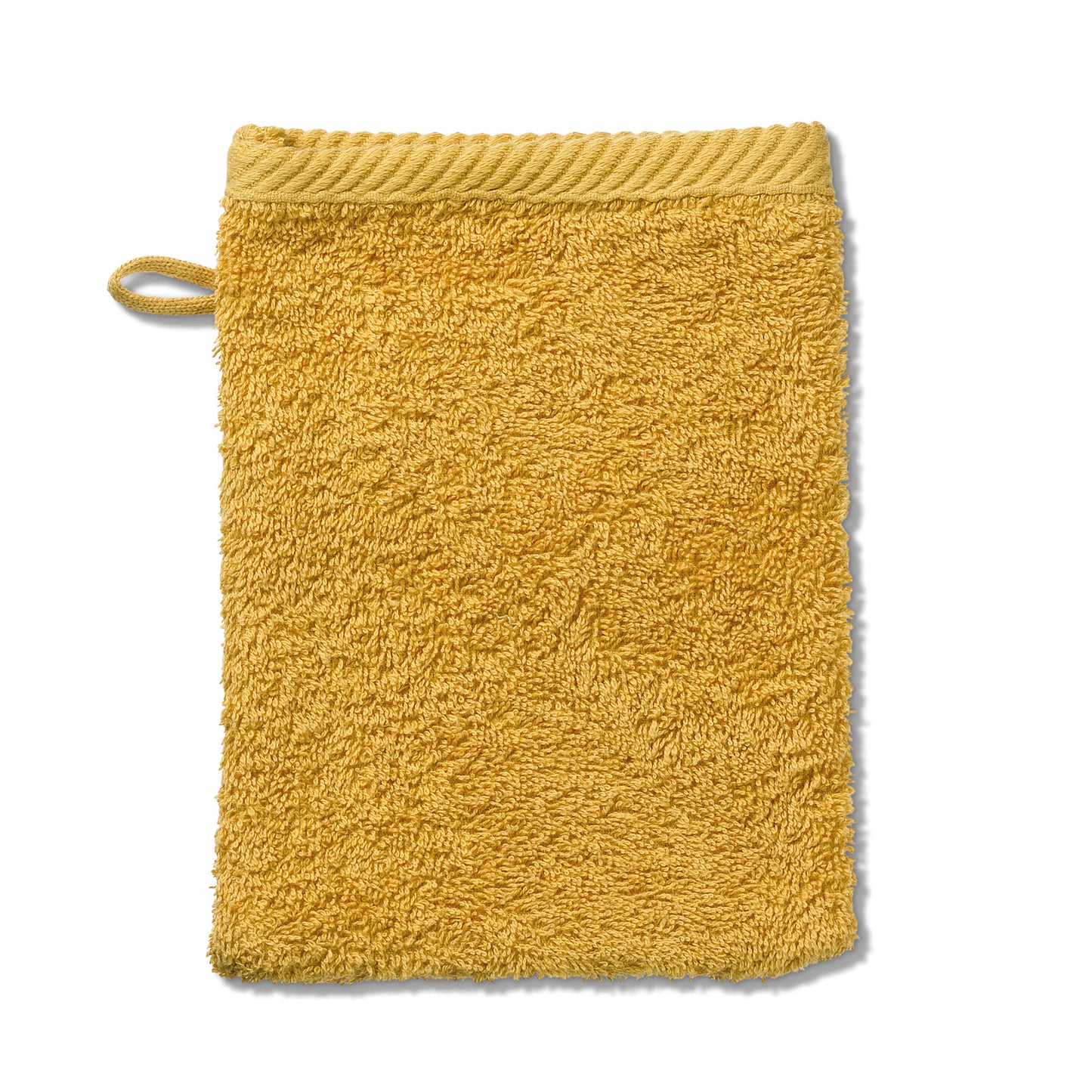 Set van 2 Washandjes (15x21 cm) - Curry Yellow - "Ladessa" range