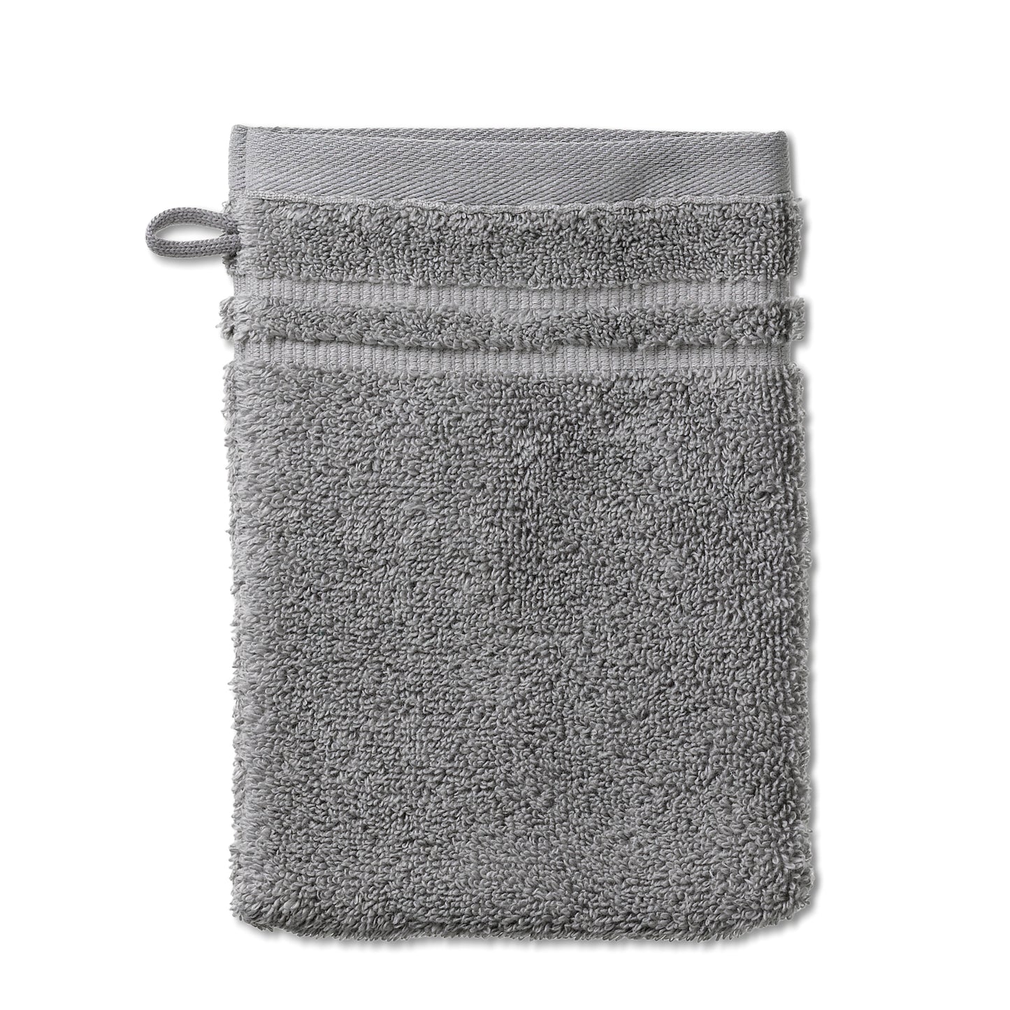 Set van 2 Washandjes (15x21 cm) - Frost Grey - "Leonora" range