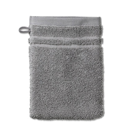 Set van 2 Washandjes (15x21 cm) - Frost Grey - "Leonora" range