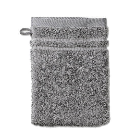 Set van 2 Washandjes (15x21 cm) - Frost Grey - "Leonora" range