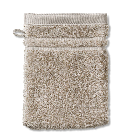 Set van 2 Washandjes (15x21 cm) - Silver Grey - "Leonora" range