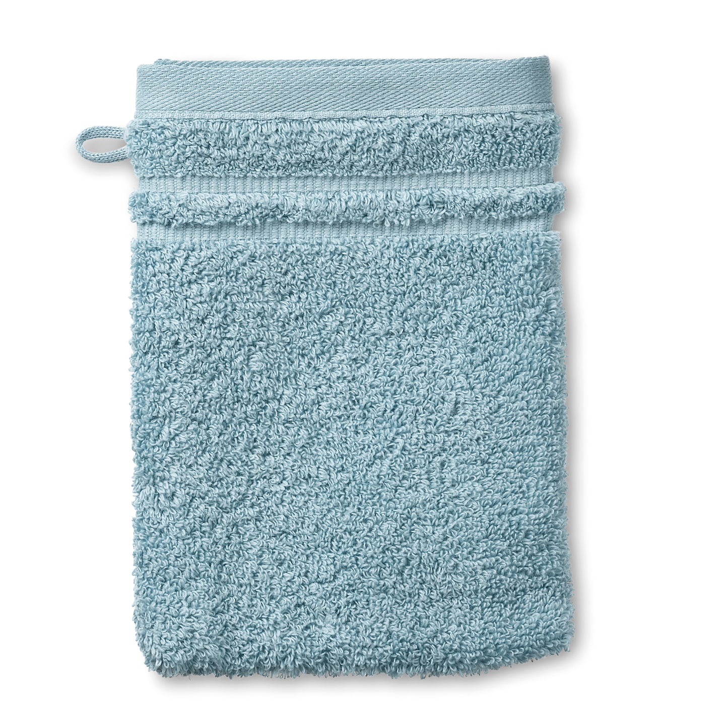 Set van 2 Washandjes (15x21 cm) - Fog Blue - "Leonora" range