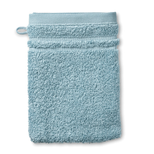 Set van 2 Washandjes (15x21 cm) - Fog Blue - "Leonora" range