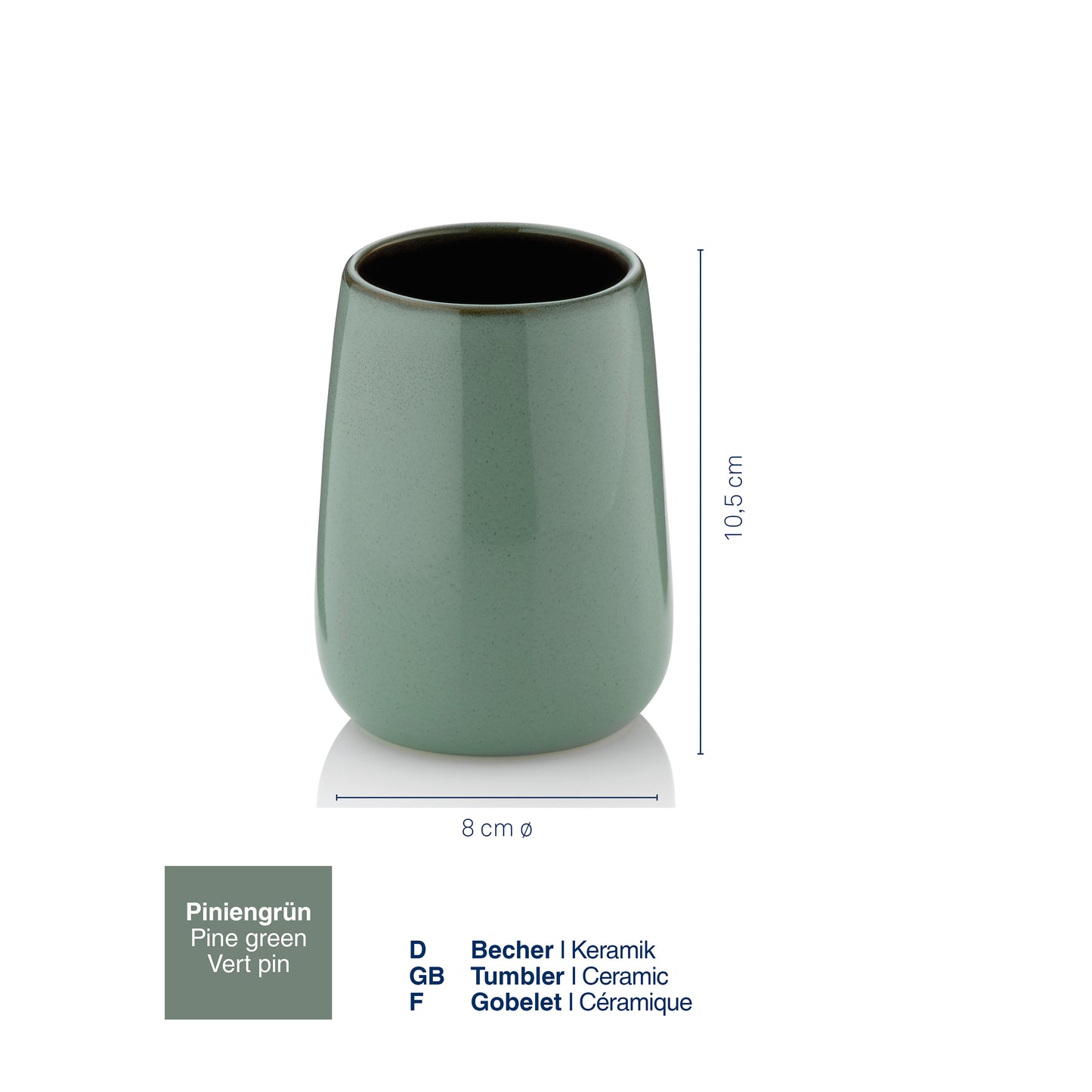 Beker - Pine Green - "Liana" range