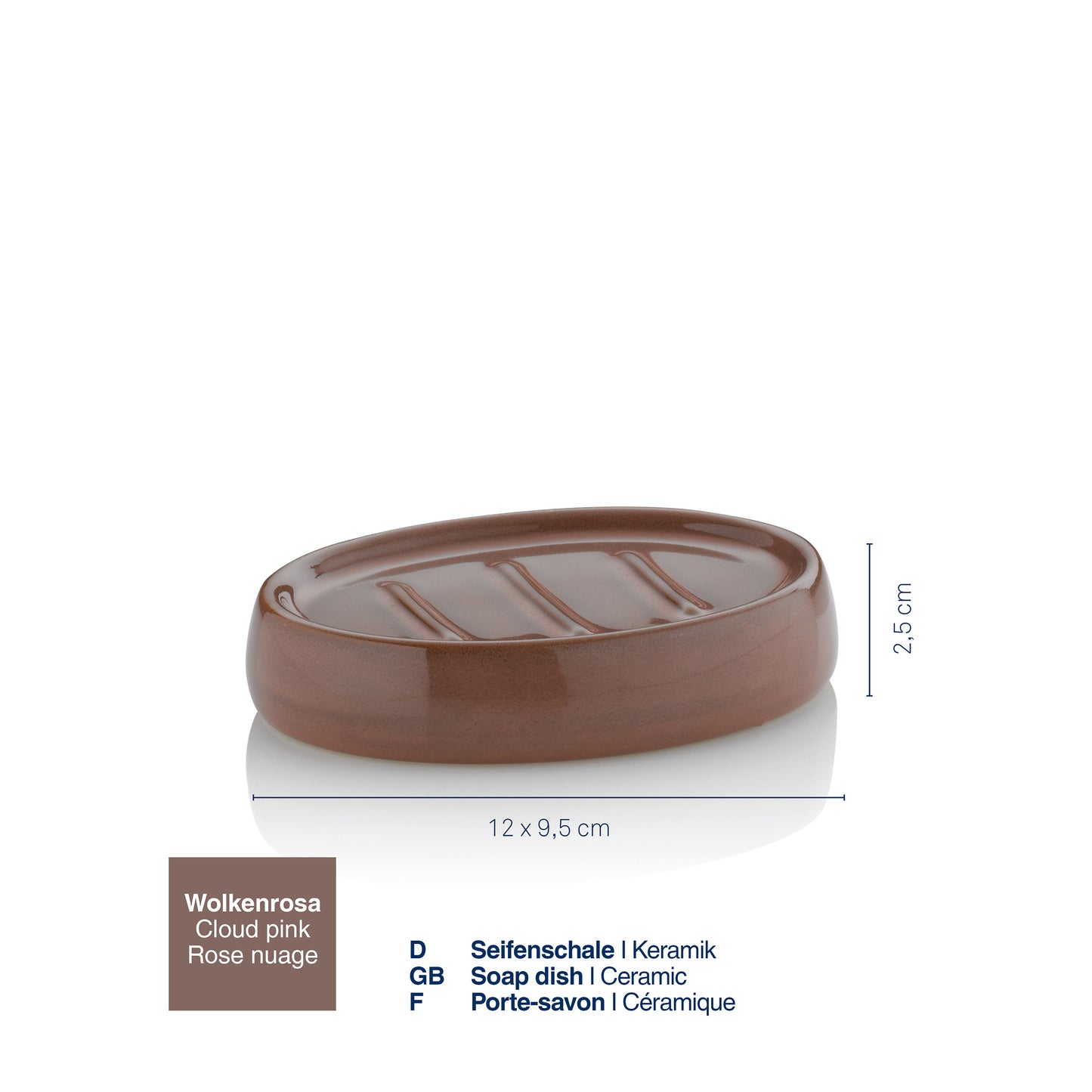 Zeepbakje - Cloud Pink - "Liana" range