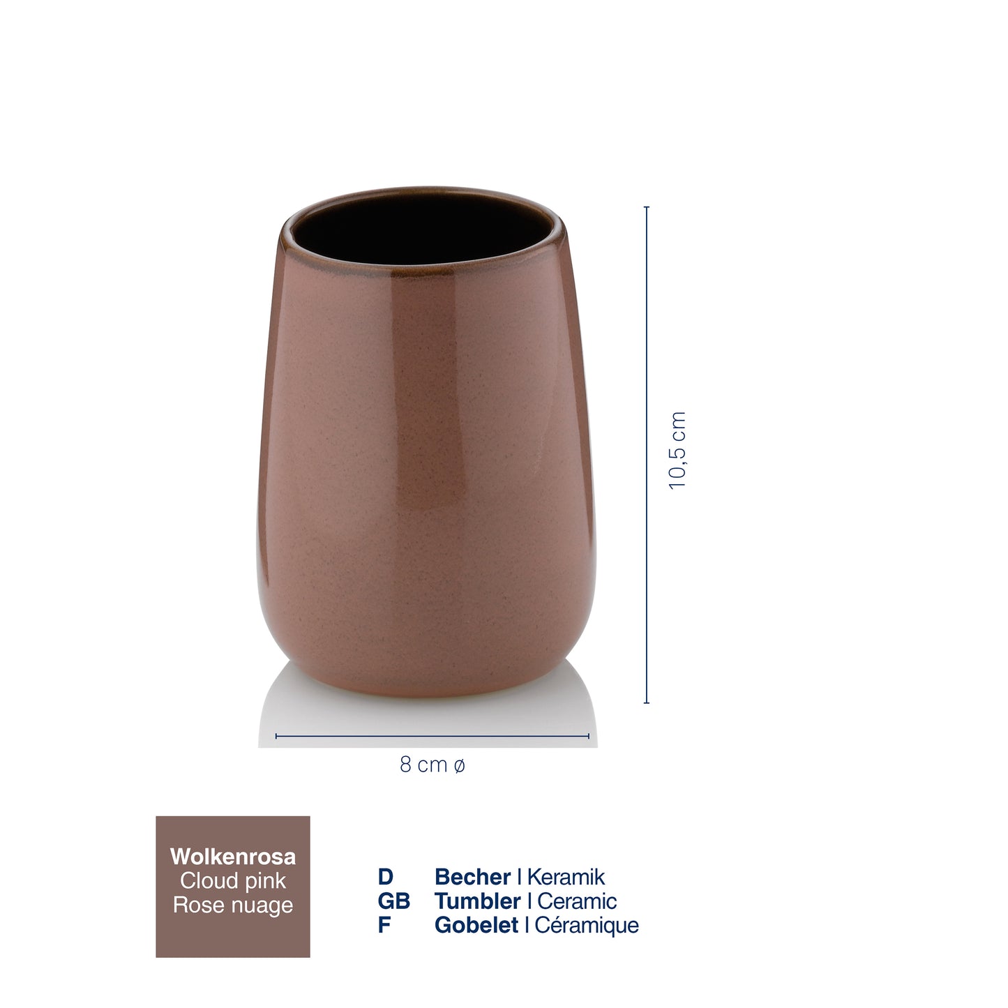 Beker - Cloud Pink - "Liana" range