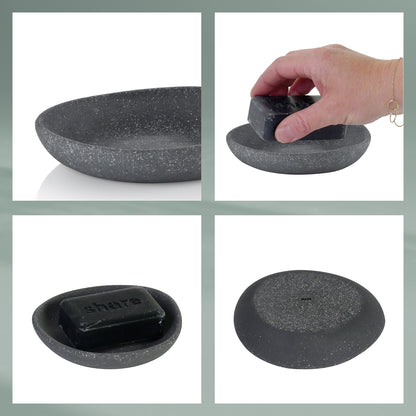 Zeepbakje - Grey - "Roda" range