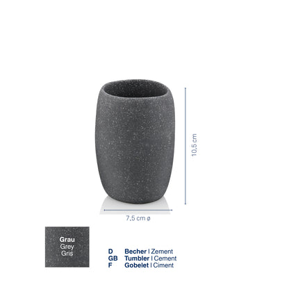 Beker - Grey - "Roda" range