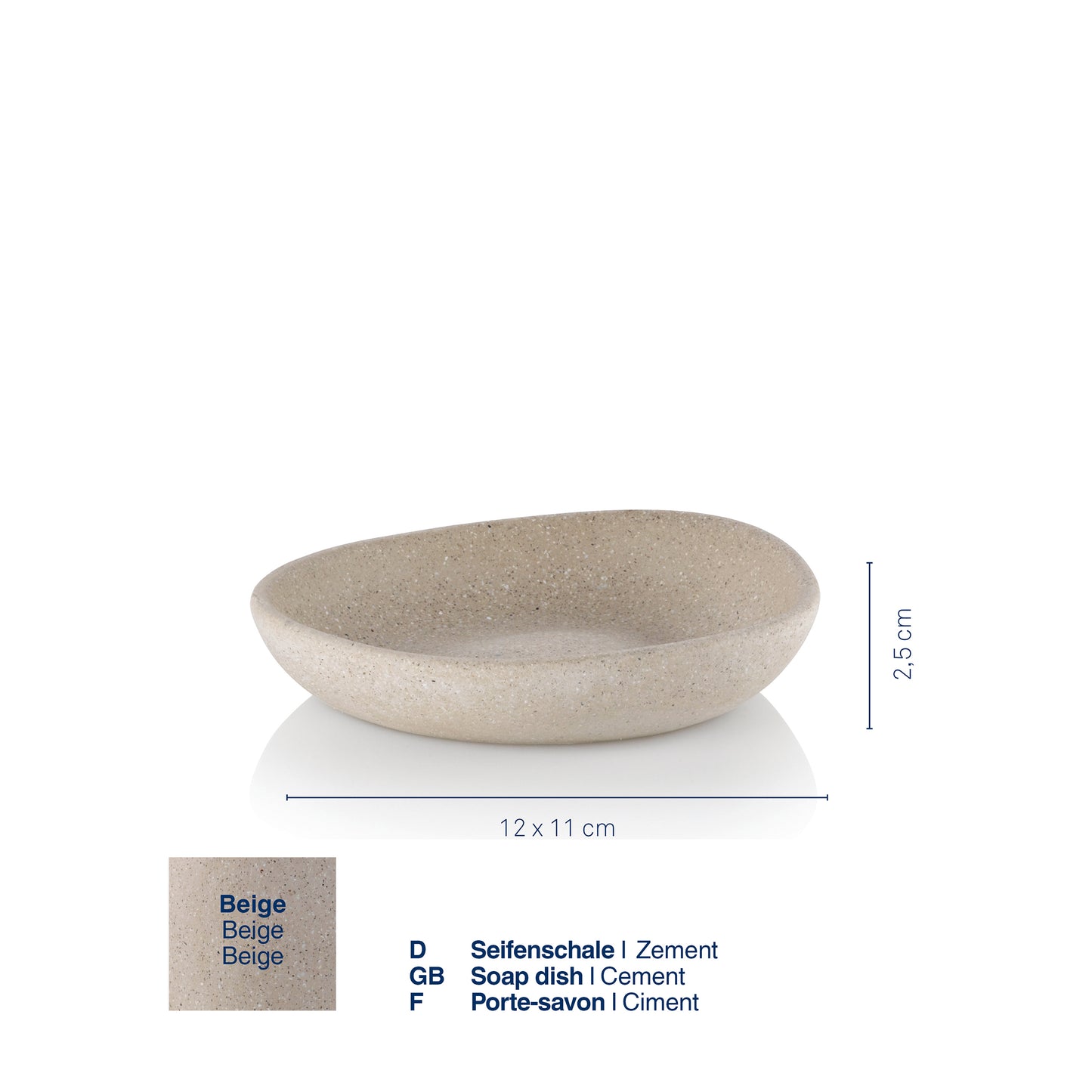 Zeepbakje - Beige - "Roda" range