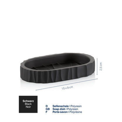 Zeepbakje - Black - "Merida" range