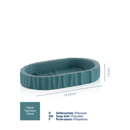 Zeepbakje - Teal Blue - "Merida" range