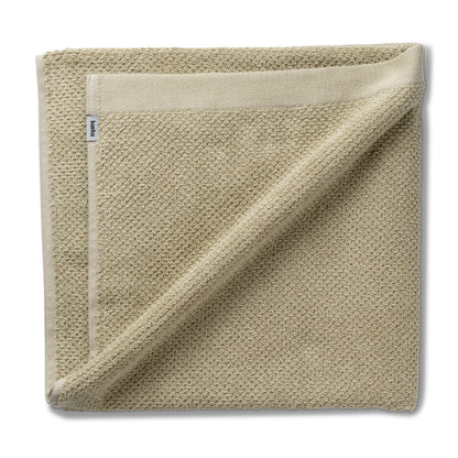 Set van 2 Badhanddoeken (70x140 cm) - Beige - "Lavinia" range - 100% Organisch