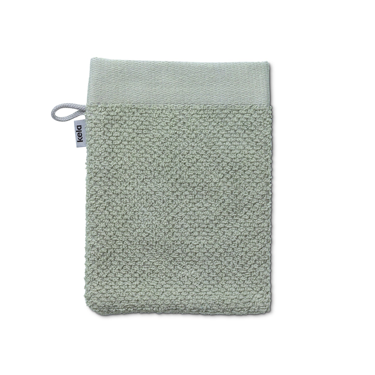 Set van 2 Washandjes (15x21 cm) - Light Grey - "Lavinia" range - 100% Organisch