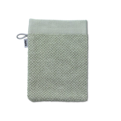 Set van 2 Washandjes (15x21 cm) - Light Grey - "Lavinia" range - 100% Organisch