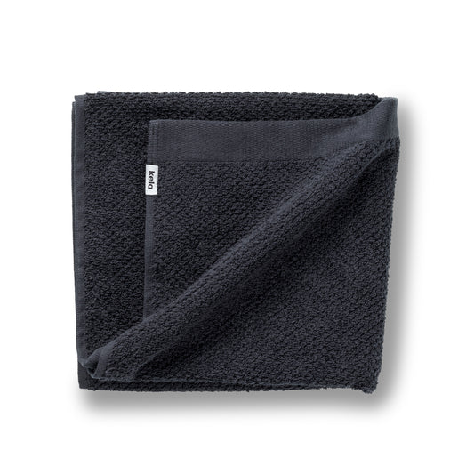 Set van 2 Handdoeken (50x100 cm) - Black - "Lavinia" range - 100% Organisch