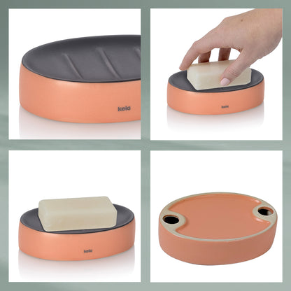 Zeepbakje - Peachy Pink - "Matsi" range