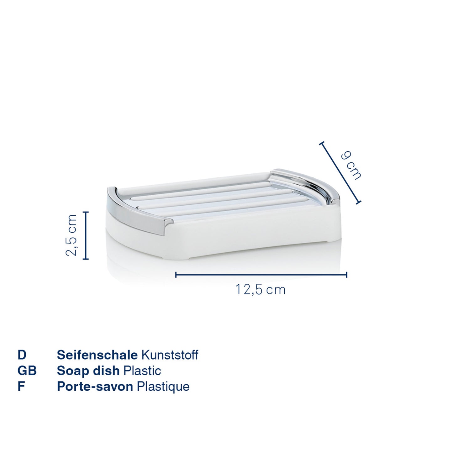 Zeepbakje - White - "Marta" range