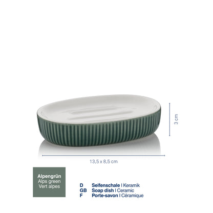 Zeepbakje - Alps Green - "Ava" range