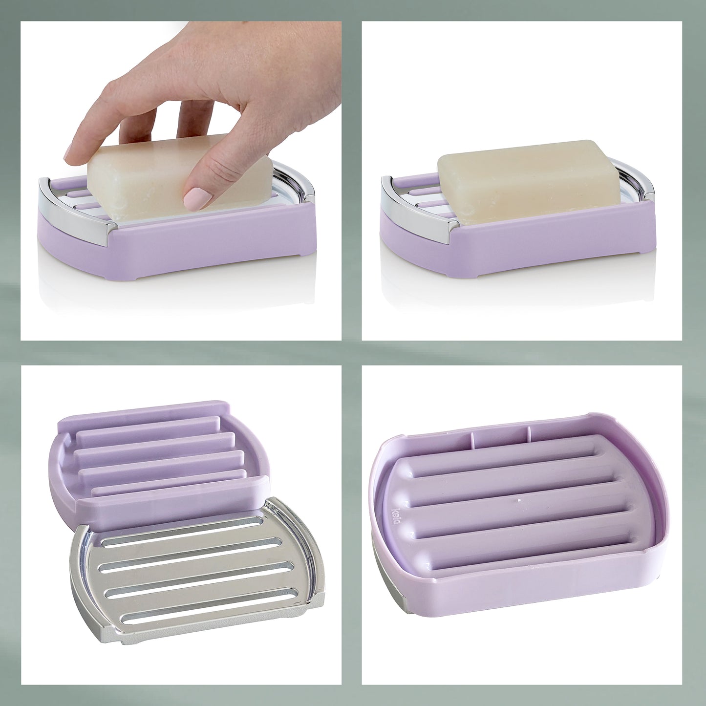 Zeepbakje - Pastel Lilac - "Marta" range