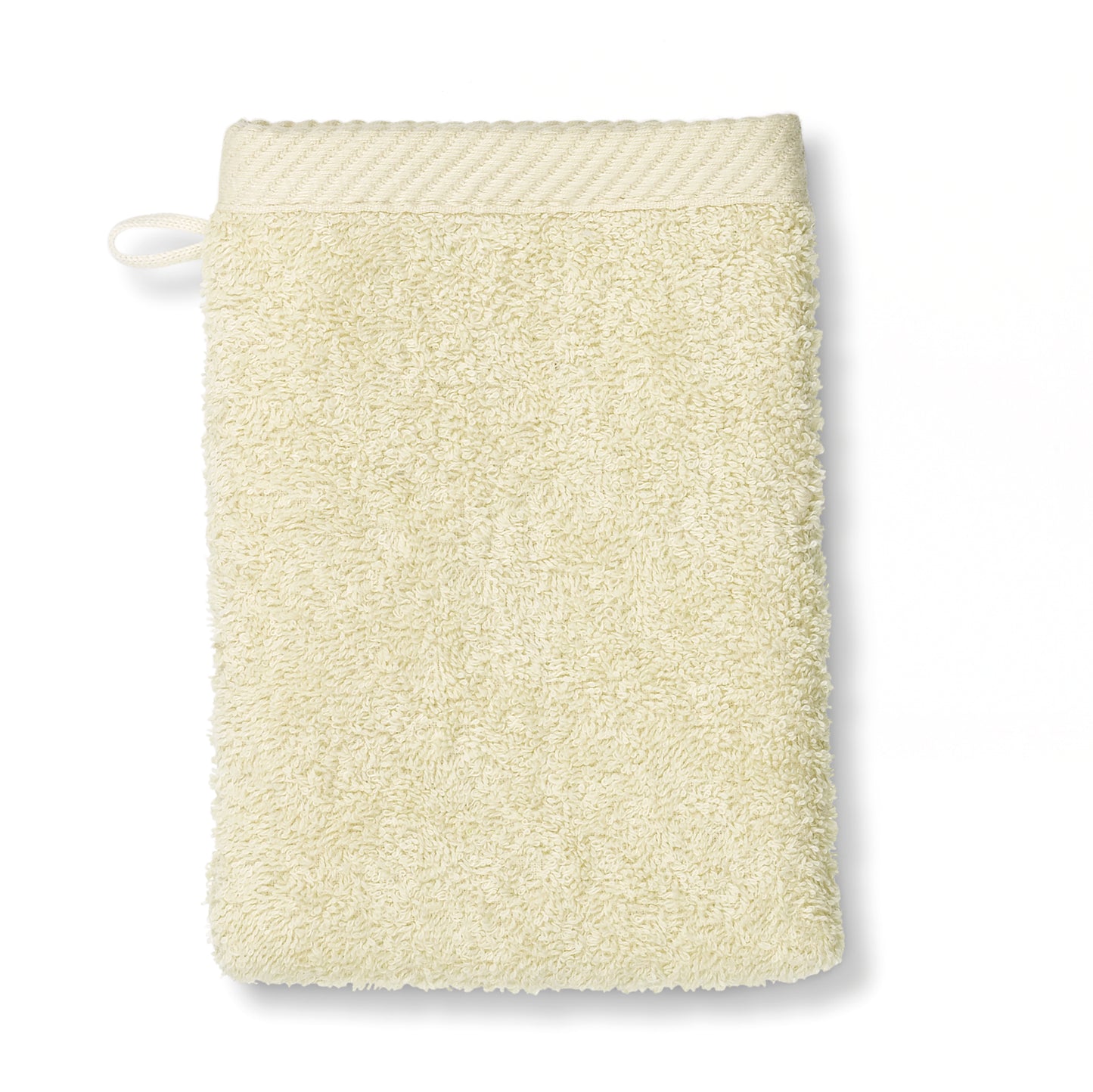 Set van 2 Washandjes (15x21 cm) - Off White - "Ladessa" range