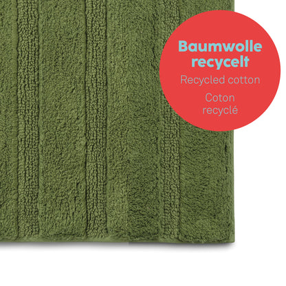 Badmat (100x60 cm) - Moss Green - "Megan" range