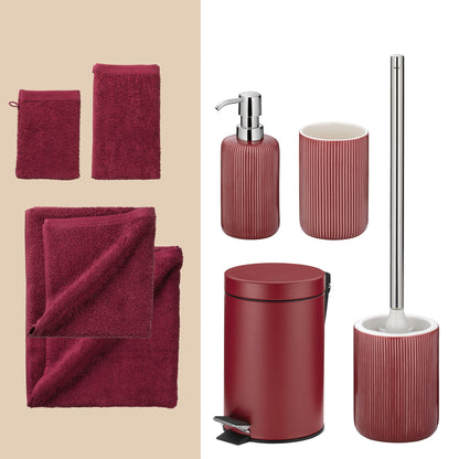 Raspberry Dream – 20-delige Badkamer Set met Handdoeken & Accessoires