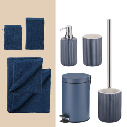 Sea Salt Serenity – 20-delige Strakke Badkamer Set met Handdoeken & Accessoires