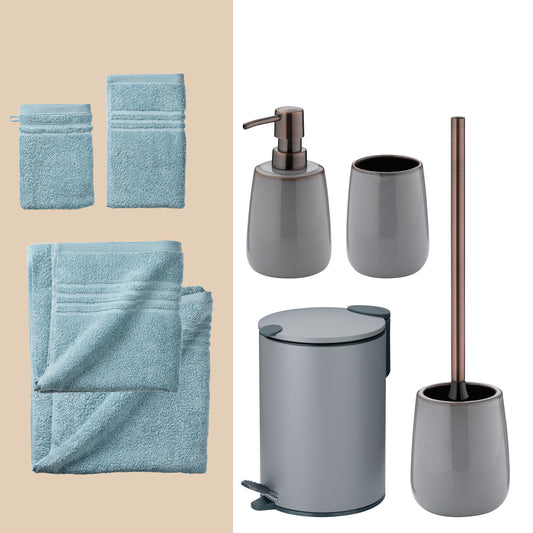 Royal Wave – 20-delige Badkamer Set met Handdoeken en Accessoires
