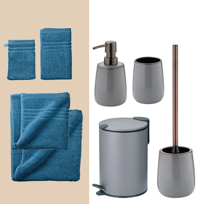 Sapphire Touch – Complete 20-delige Badkamer Set: Handdoeken & Accessoires