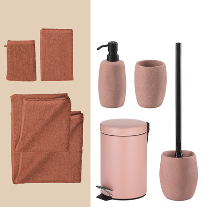 Rose Mist – 20-delige Romantische Badkamer Set met Handdoeken & Accessoires