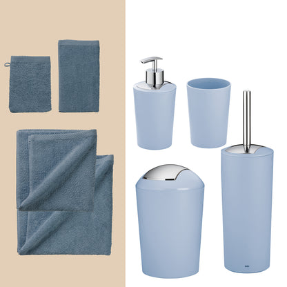Azure Eclipse – 20-delige Badkamer Set met Handdoeken en Accessoires